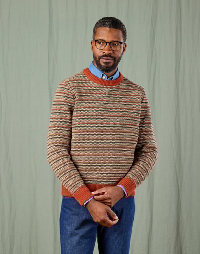 Healey Crew Neck - Orange