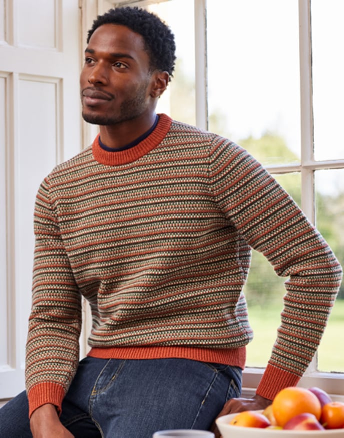 Healey Crew Neck - Orange