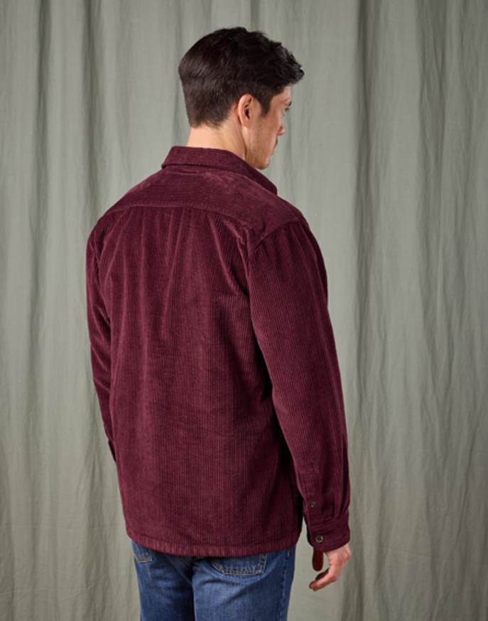 Corduroy Overshirt - Damson