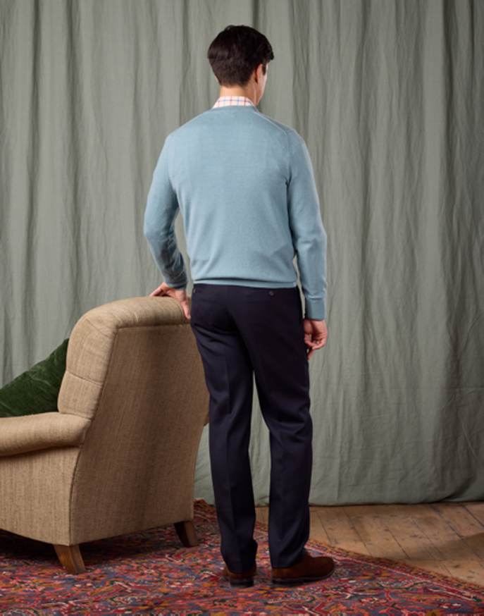 Cavalry Twill Trousers - Navy