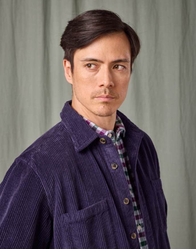 Corduroy Overshirt - Navy