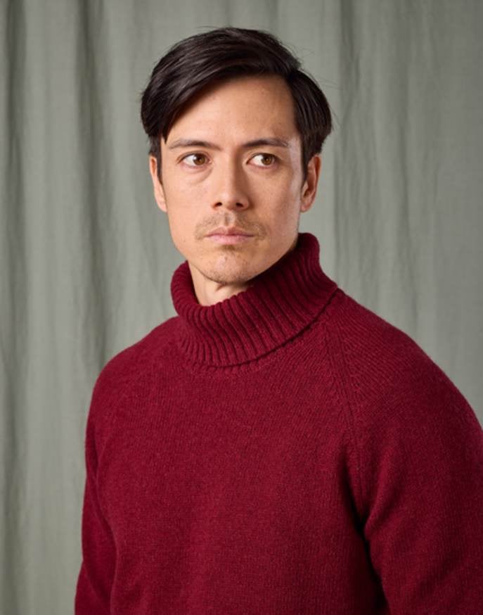 Dalesway Roll Neck - Burgundy