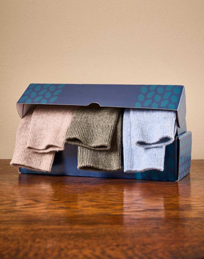 Sock Gift Box - Cashmere