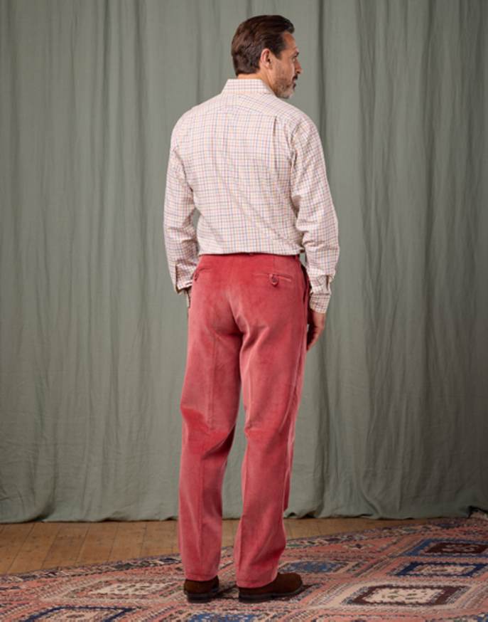 Corduroy Trousers - Soft Red