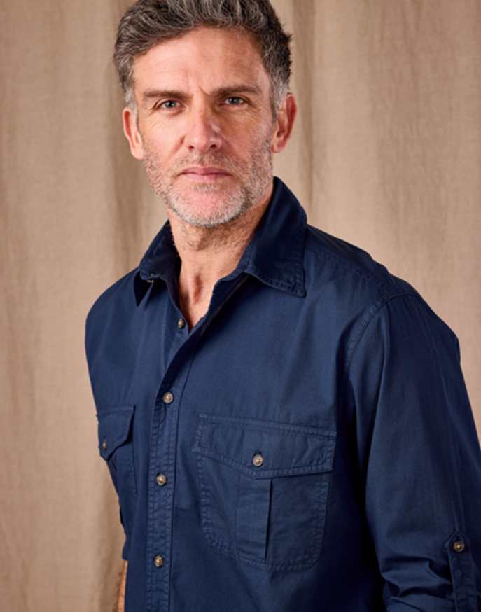 Safari Shirt - Navy