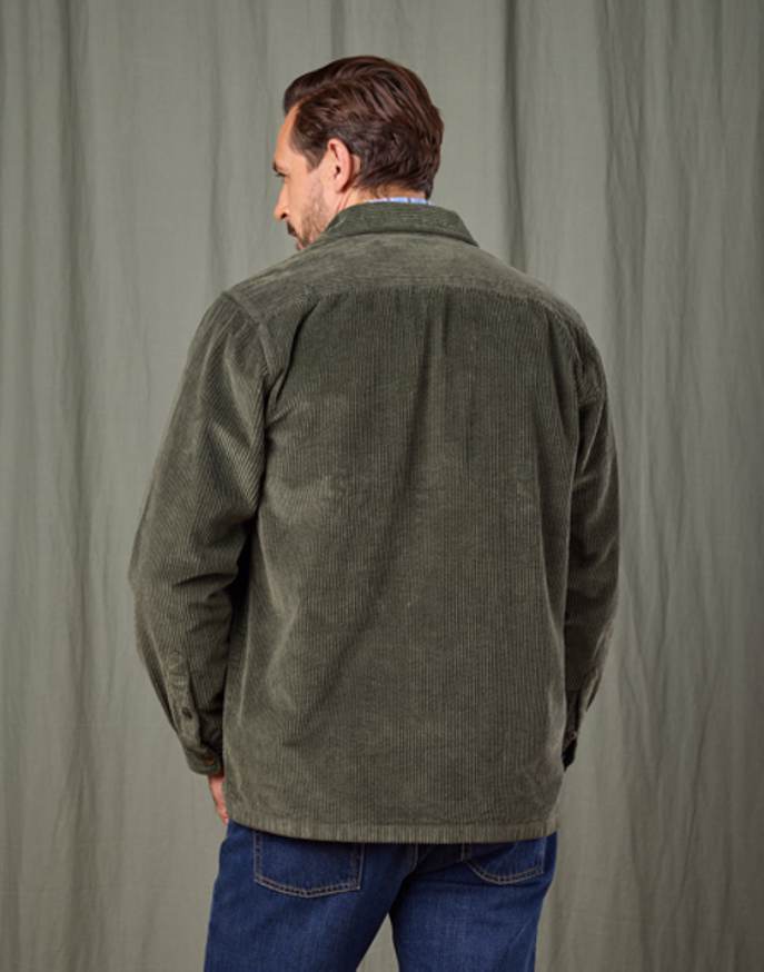 Corduroy Overshirt - Washed Green