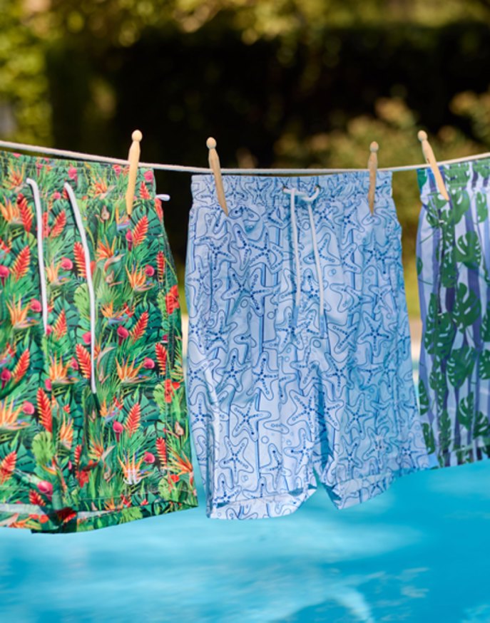 Swimming Trunks - Birds of Paradise