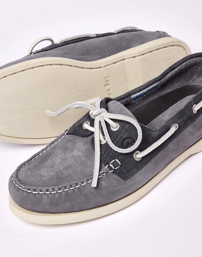 Sandusky Deck Shoe - Grey/Indigo