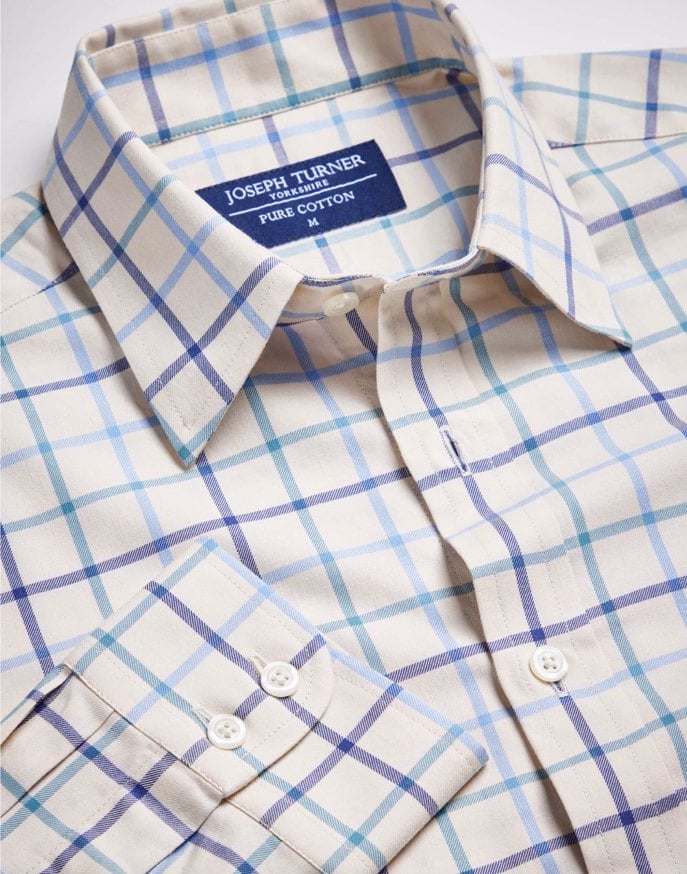 Navy/Blue/Teal Country Check Shirt