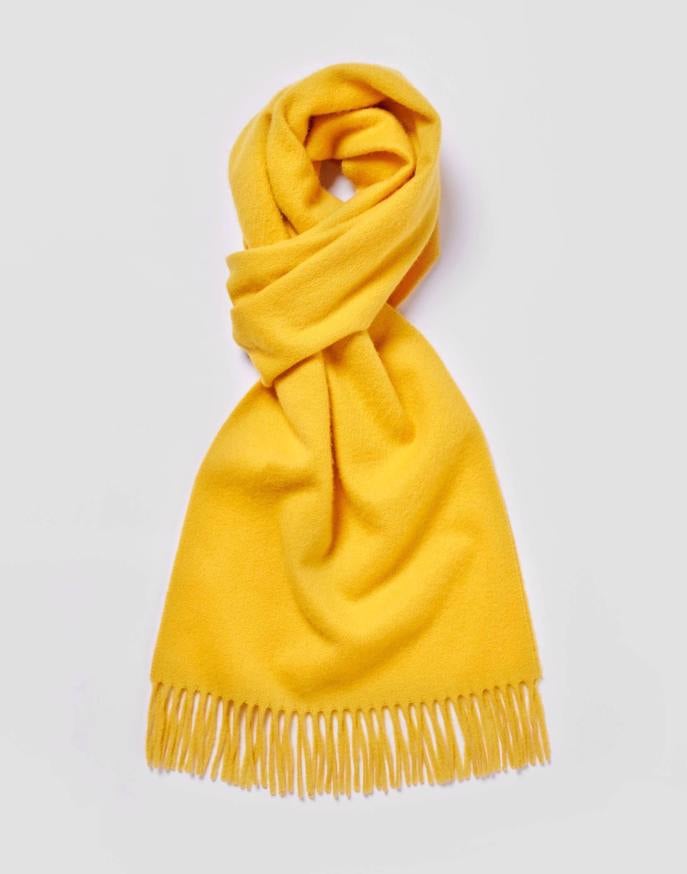 Cashmere Scarf - Yellow