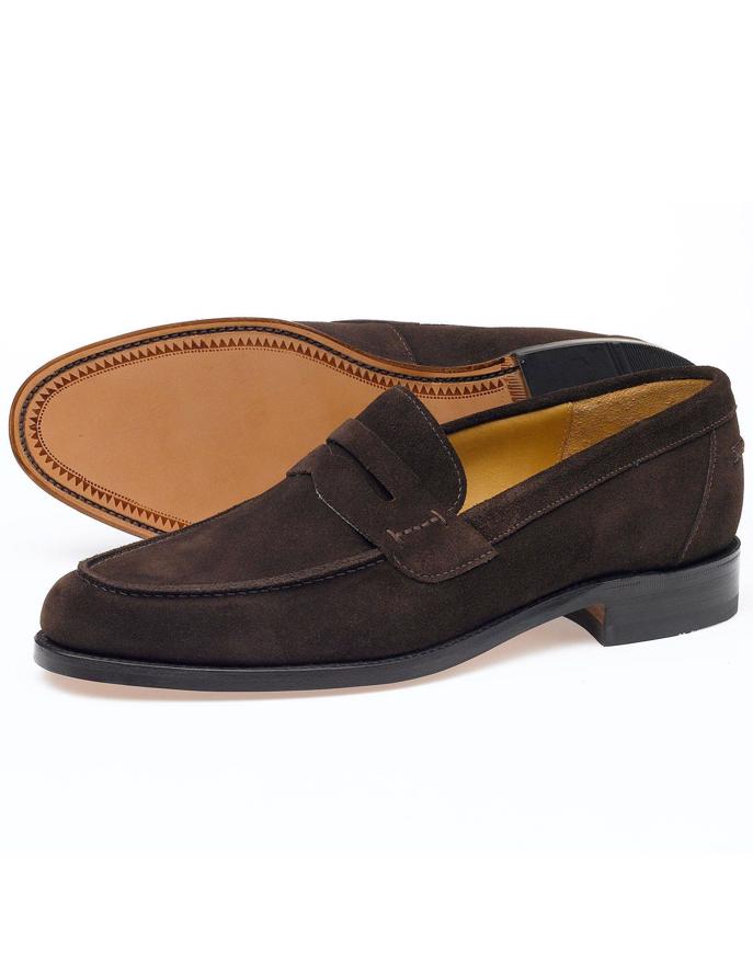 Saddle Loafer - Brown Suede