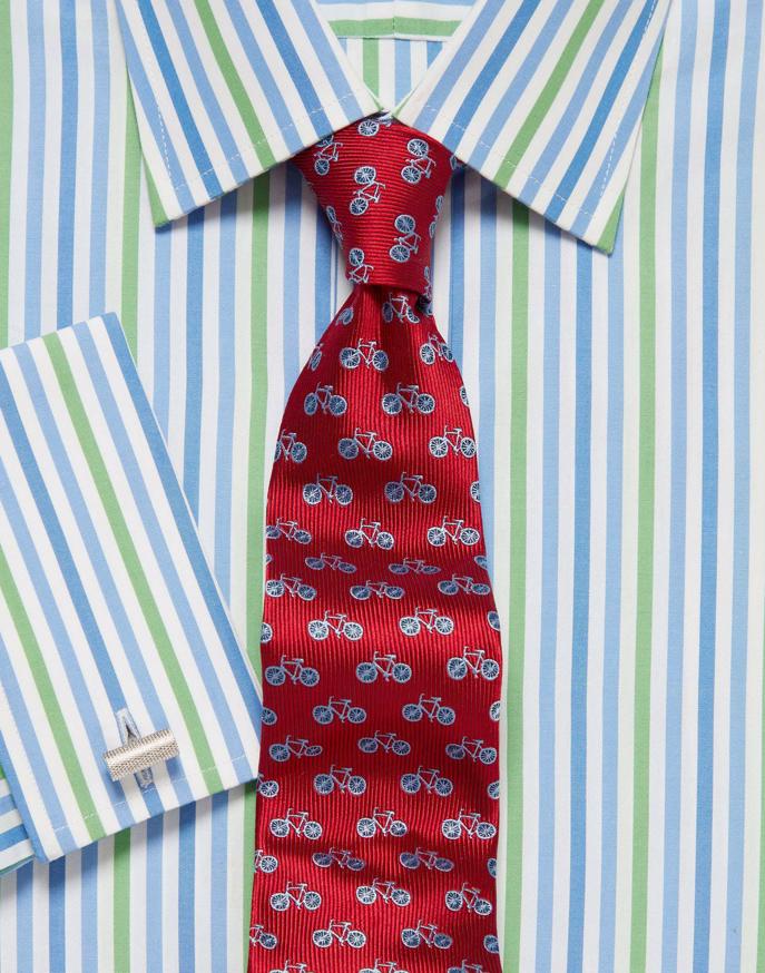 Blue/Green Stripe Shirt