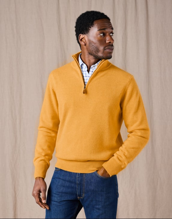 Men's Zip Front Jumpers | Joseph Turner
