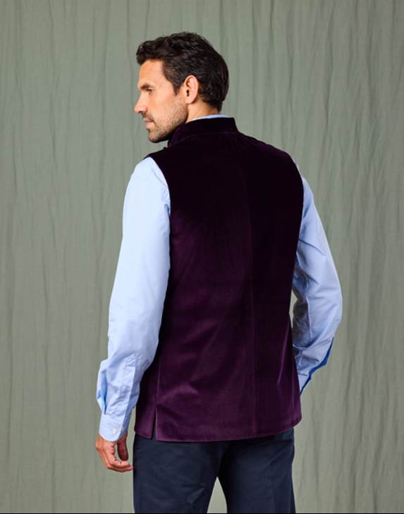 Men's Velvet Gilets | Luxury Tailoring from Joseph Turner