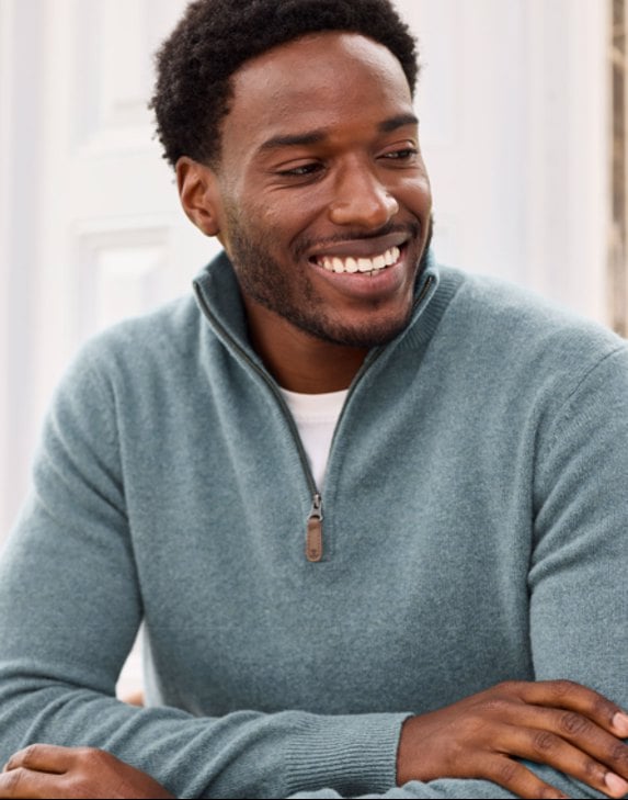 Men's Zip Front Jumpers | Joseph Turner