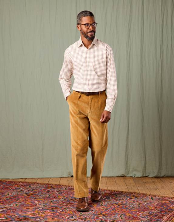 Men's Corduroy Trousers | Classic Traditional Cut Cords