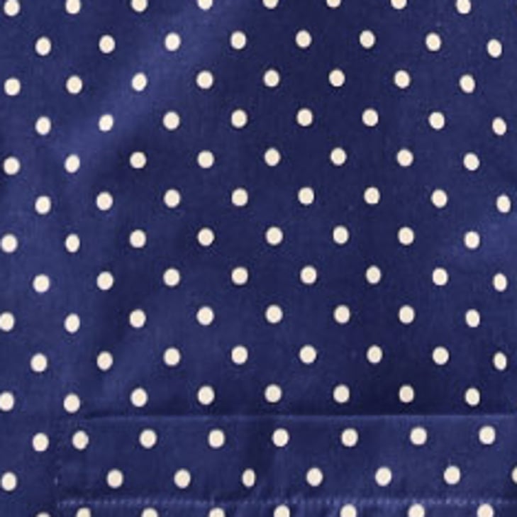 Navy/White Polkadot (fine)