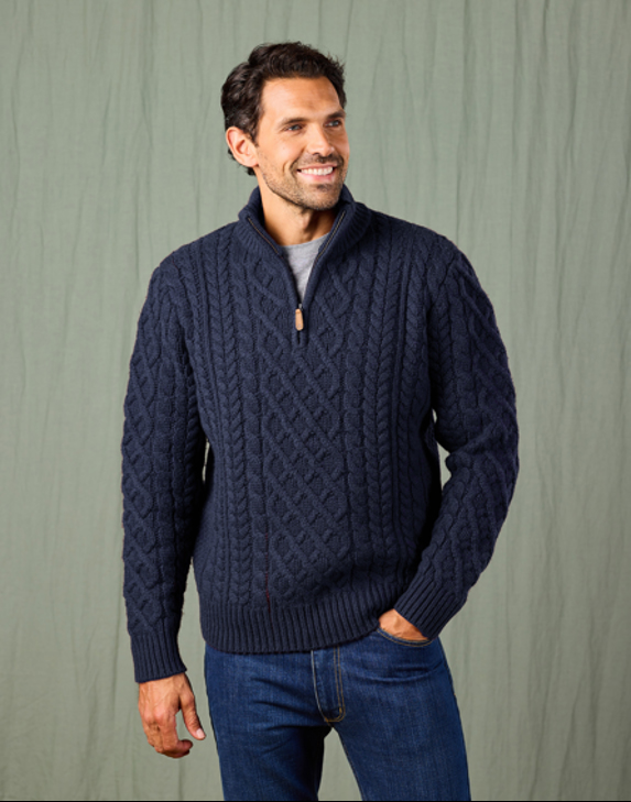 Men's Aran Knitwear | Winter Layering from Joseph Turner