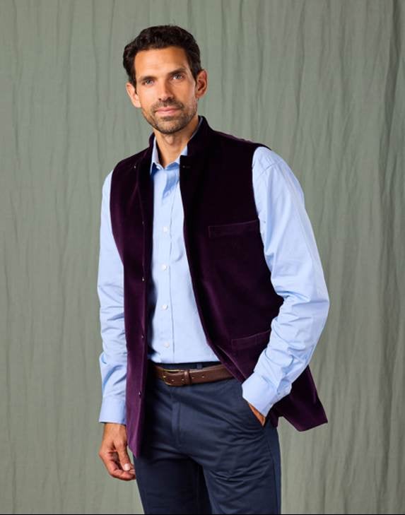 Men's Velvet Gilets | Luxury Tailoring from Joseph Turner