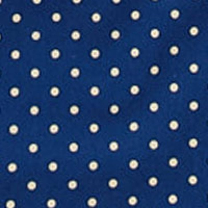 Navy/White Polkadot (fine)