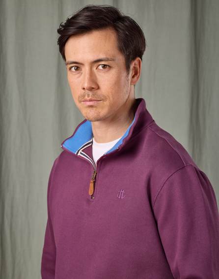 Half Zip Sweatshirt - Fig