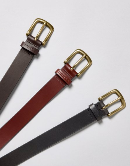 Casual Leather Belt - Black