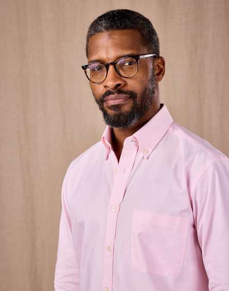 Button Down Oxford Shirt - Pink