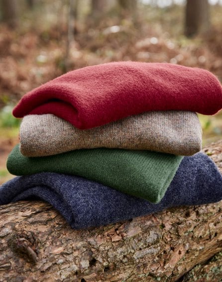 Shetland Crew Neck - Navy