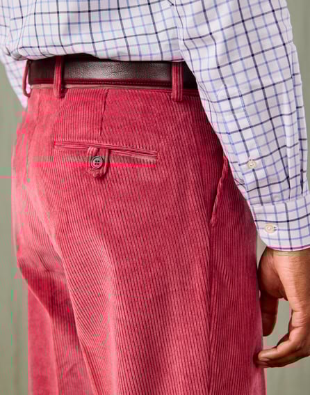 Corduroy Trousers - Pink