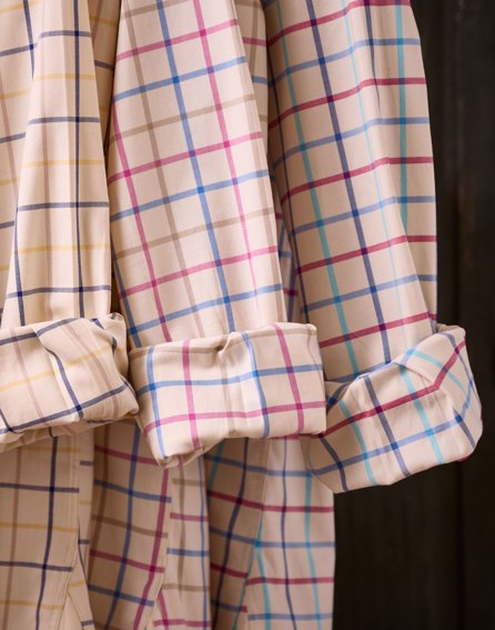 Blue/Aqua/Magenta Country Check Shirt