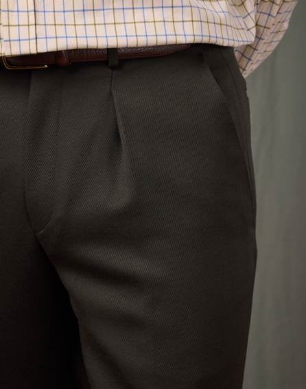Cavalry Twill Trousers - Dark Olive