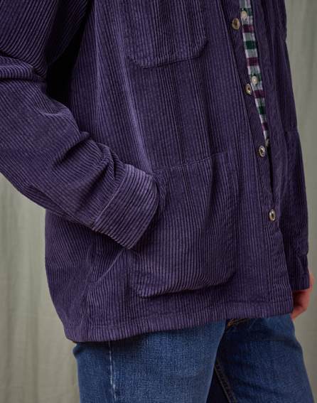Corduroy Overshirt - Navy