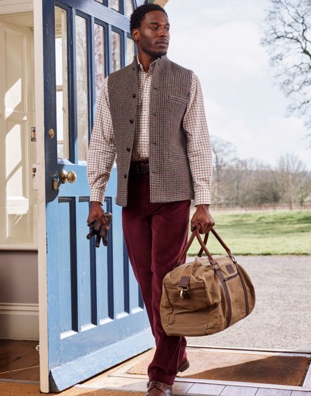 Corduroy Trousers - Burgundy