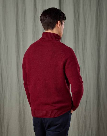 Dalesway Roll Neck - Burgundy