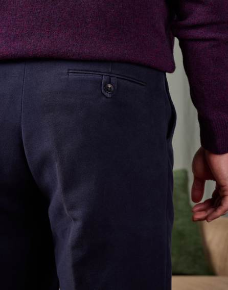 Moleskin Trousers - Navy