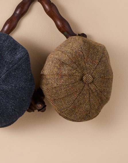 Newsboy Cap - Gold/Olive