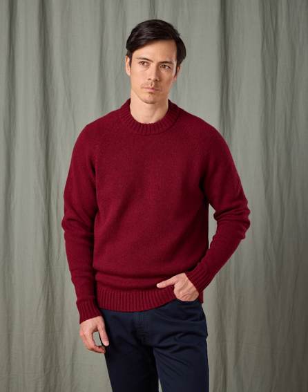 Dalesway Crew Neck - Burgundy