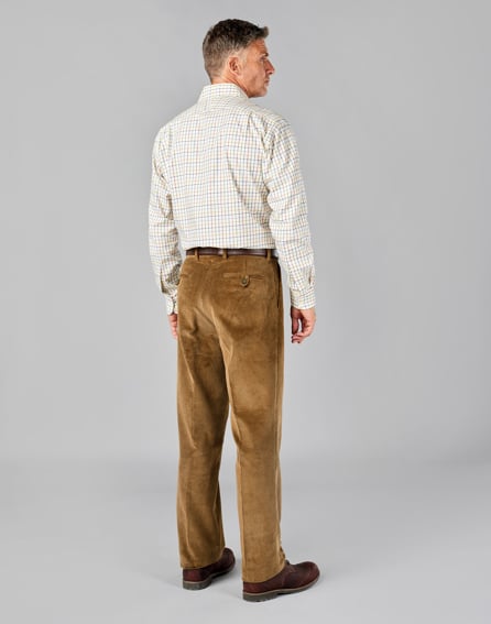 パンツ MUZE CORDUROY 3D TROUSERS(KHAKI) MUZE TURQUOISE LABEL