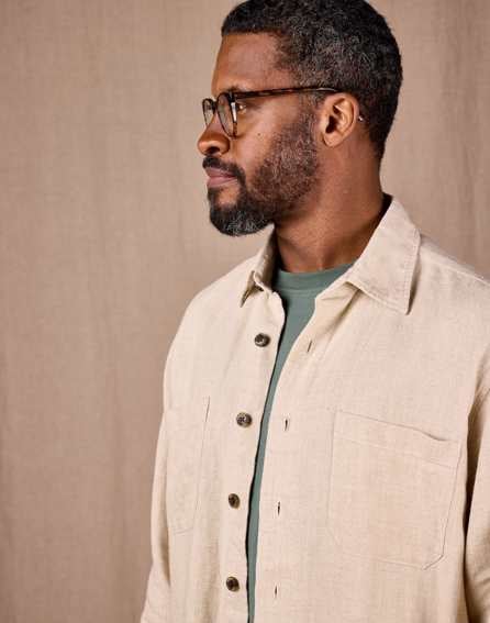 Linen Overshirt - Natural