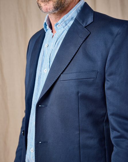 Unstructured Jacket - Navy