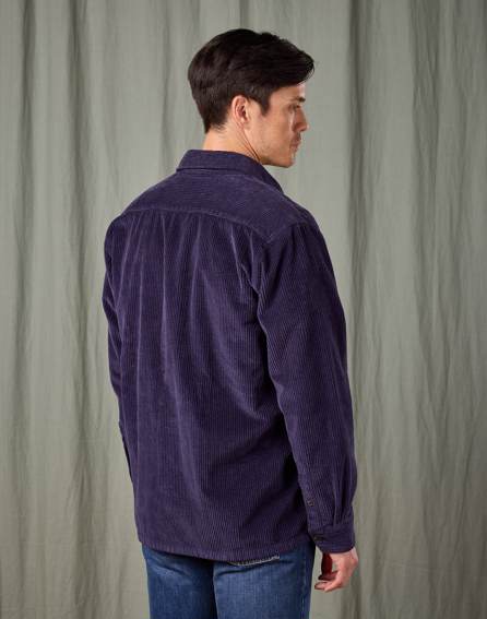 Corduroy Overshirt - Navy