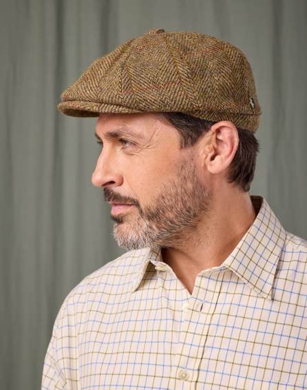 Newsboy Cap - Gold/Olive