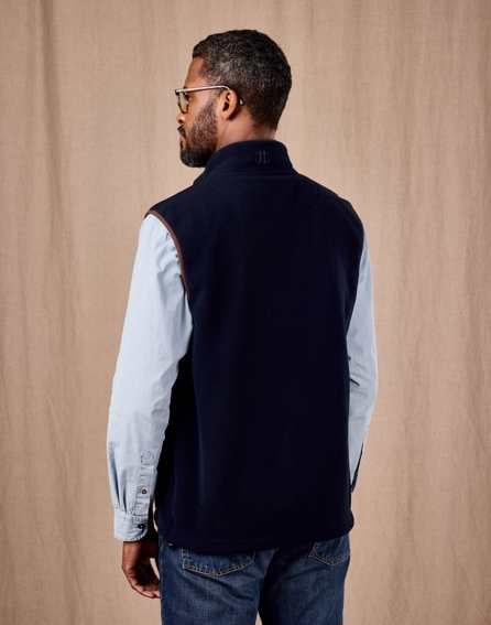 Fleece Gilet - Navy