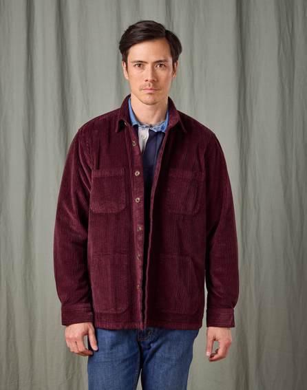 Corduroy Overshirt - Damson