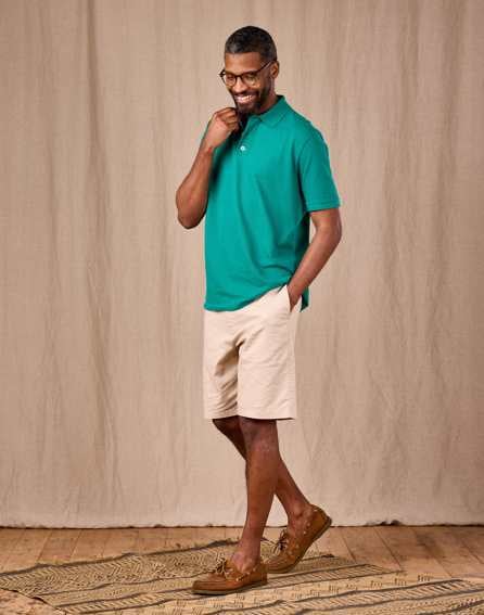 Pique Polo Shirt - Teal