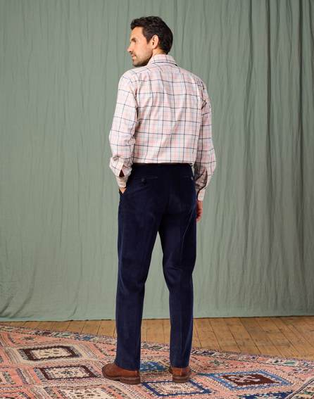 【新品】everyone corduroy trousers (NAVY) everyone wide straight corduroy trousers (NAVY) | everyone