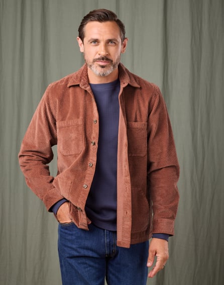 Corduroy Overshirt - Ginger
