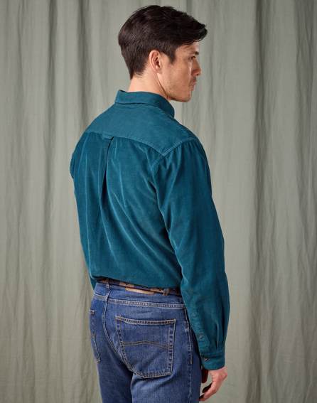 Needlecord Shirt - Teal