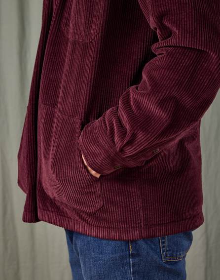 Corduroy Overshirt - Damson