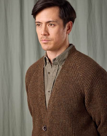 Yak Cardigan - Moss